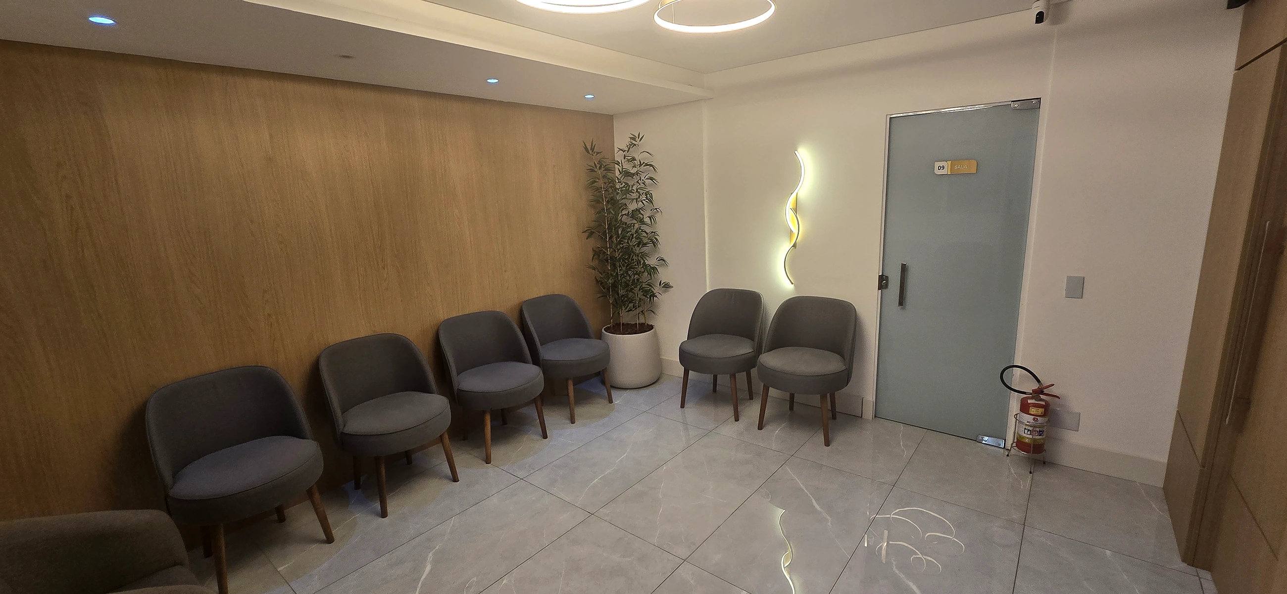 Sala de espera da Pure Slim