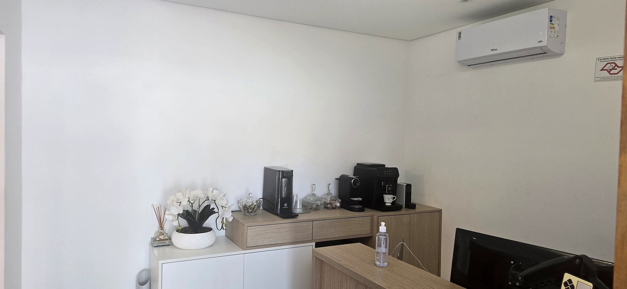 Recepção da Pure Slim